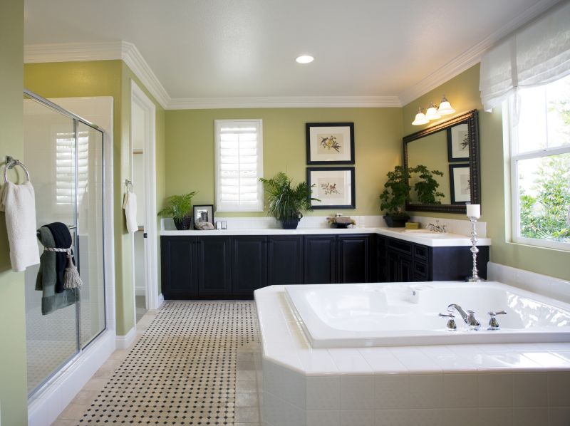 Spa Bathroom with Soaking Tub
